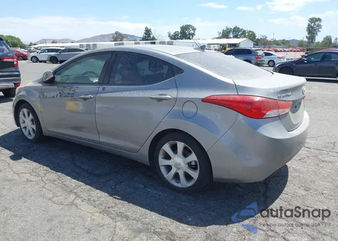 2012 Hyundai Elantra Limited (Ulsan Plant) from USA, damaged, VIN KMHDH4AE1CU476018
